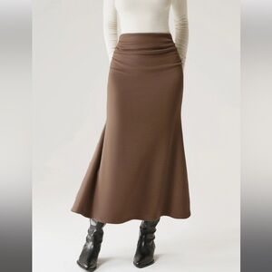 OGL Mermaid Maxi Skirt Ash Brown size Medium